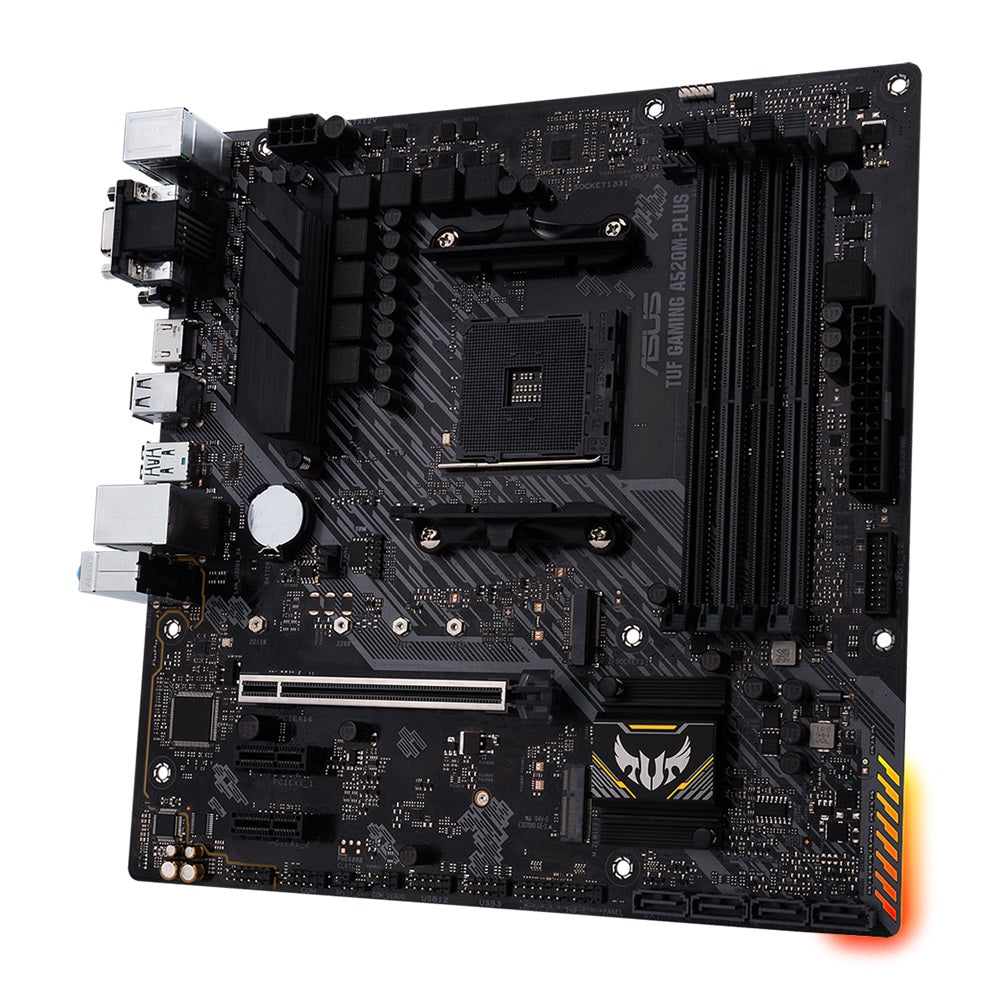 Motherboard  ASUS A520M-PLUS - 128 GB, AMD Motherboard  ASUS A520M-PLUS - 128 GB, AMD